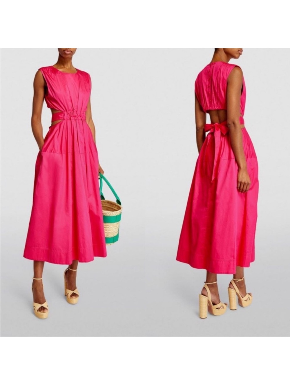 Aje Zorina Midi Dress - UK 14